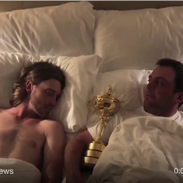 Francesco Molinari, Tommy Fleetwood win again with hilarious video...in bed