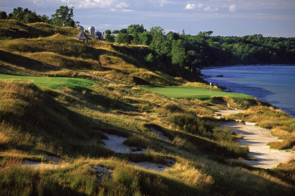 13th hole Whistling Straits Golf Course