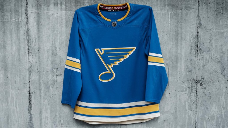 history of st louis blues jerseys