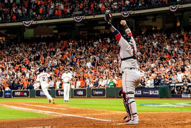 Red Sox radio broadcaster falls out of seat during final out, making ...