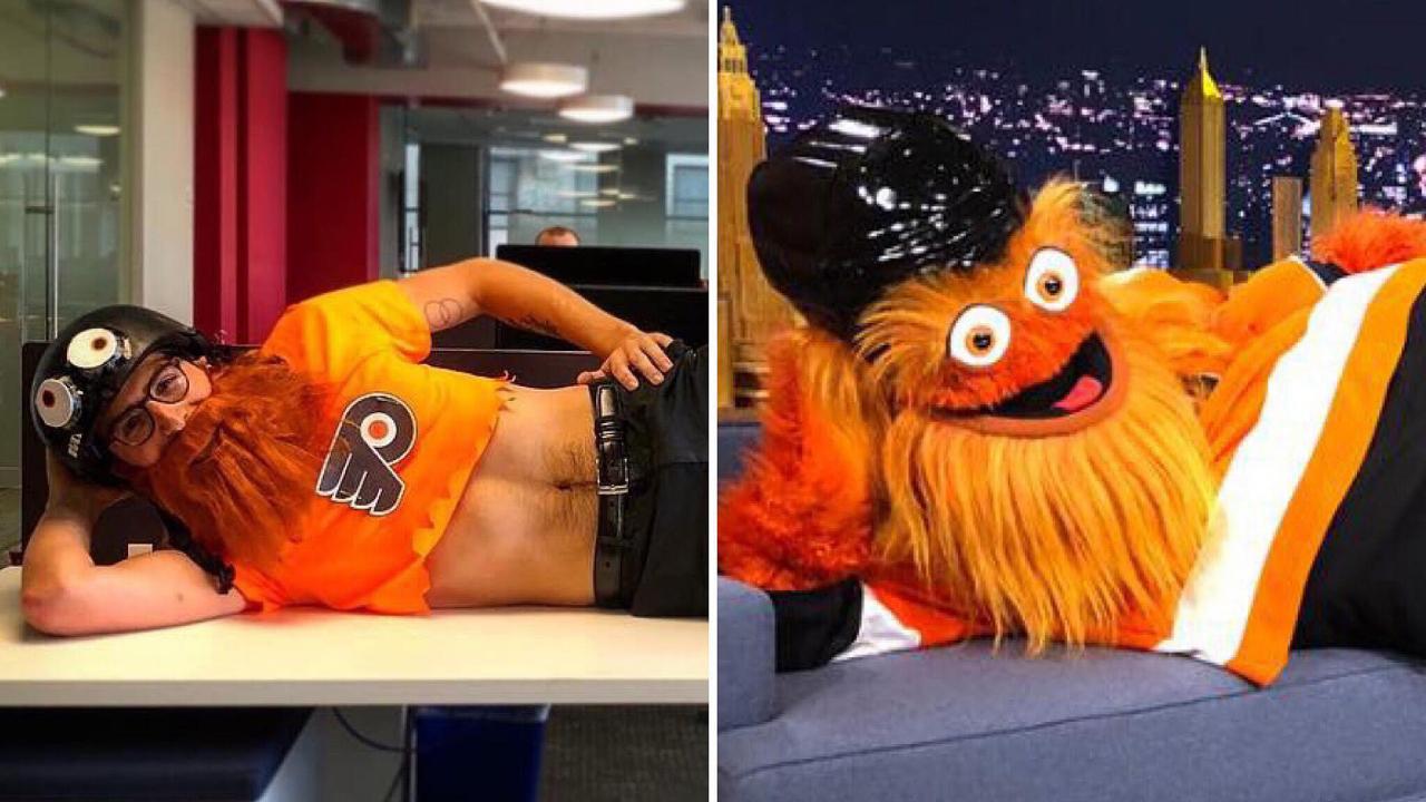 Gettin' Gritty Wit It: Flyers new mascot a big hit