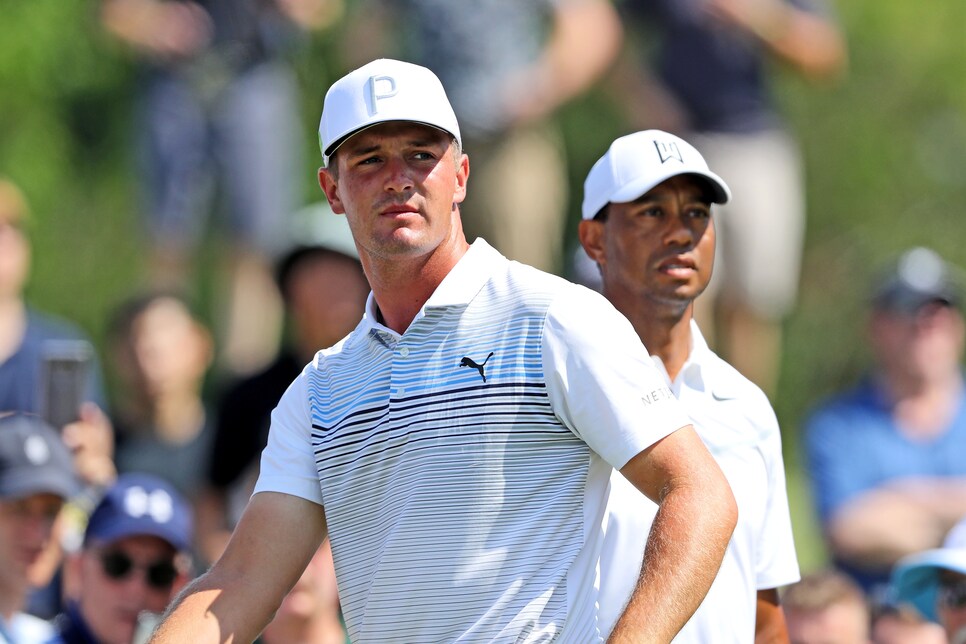 Bryson DeChambeau's Masters odds continue to improve; Tiger Woods