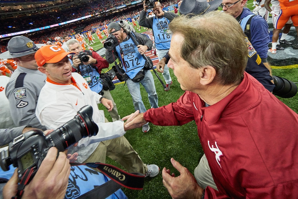 COLLEGE FOOTBALL: JAN 01 Sugar Bowl - CFP Semifinal - Alabama v Clemson