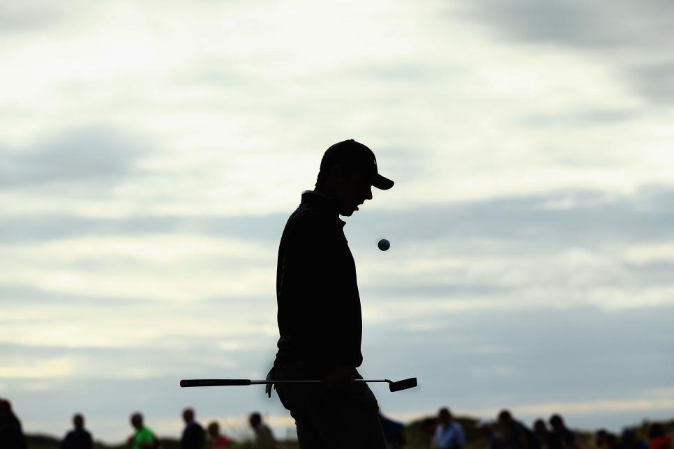 during the second round of the Dubai Duty Free Irish Open at Ballyliffin Golf Club on July 6, 2018 in Donegal.