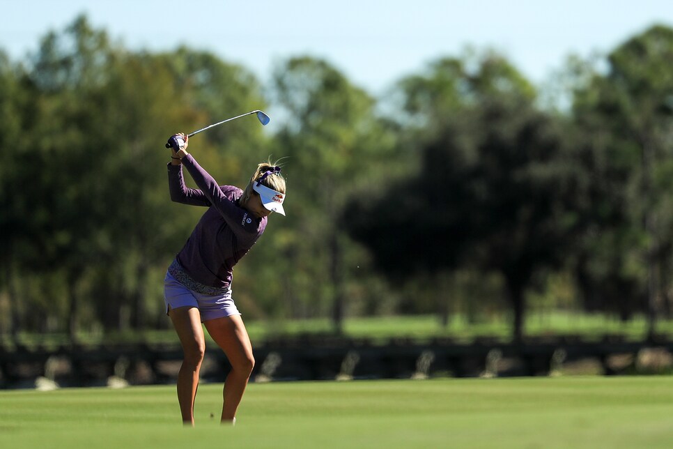 Lexi Thompson Leads Americans Dominate At Halfway Point Of Cme Group