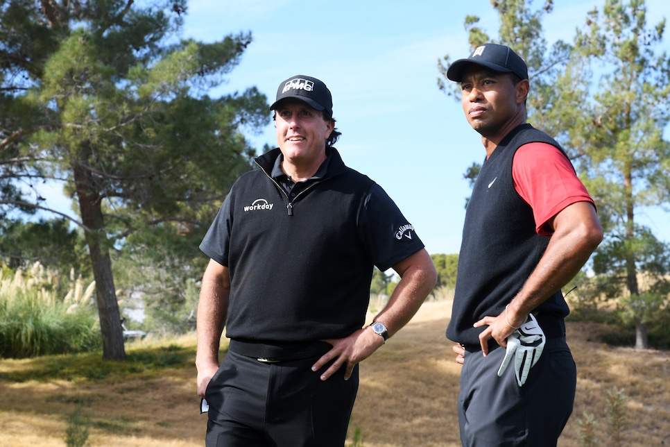 Tiger Woods Phil Mickelson To Bring Back The Match For 19 After Two Golfers Sign Three Year Deal Golf News And Tour Information Golf Digest