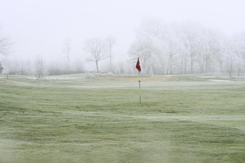 Frost on Putting Green