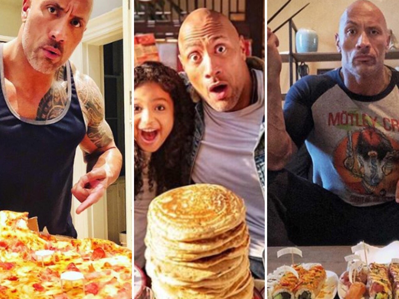 Dwayne Johnson The Rock Instagram: Loves Pineapple Pizza