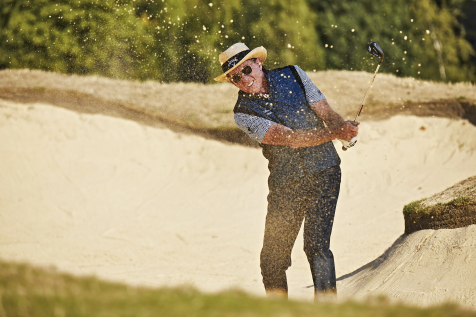 Get long bunker shots to the hole