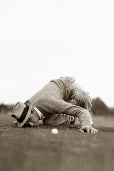 How to putt slow, bumpy greens