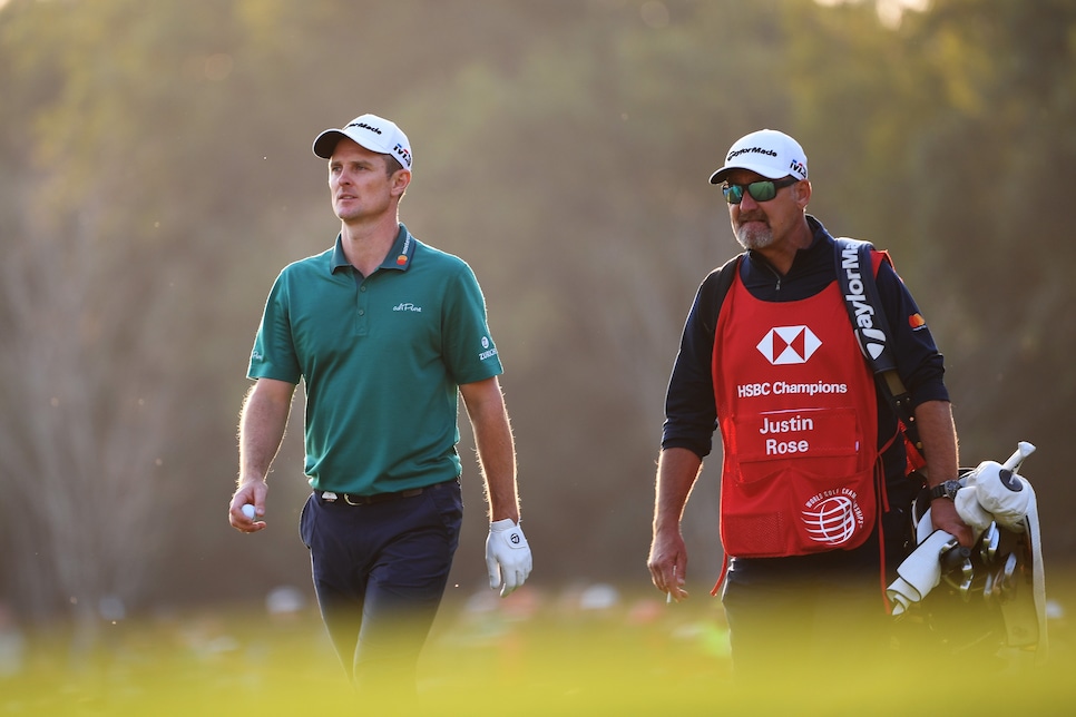 during the third round of the WGC - HSBC Champions at Sheshan International Golf Club on October 27, 2018 in Shanghai, China.