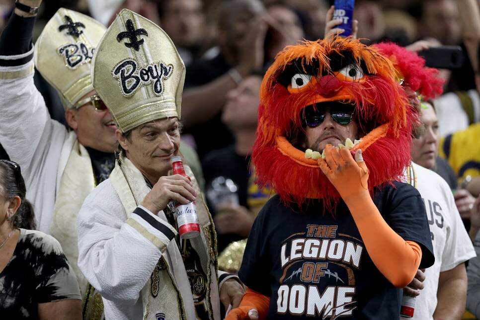 People are extremely mad about the Saints fan who is blowing a whistle