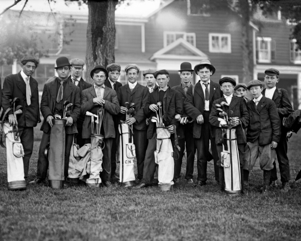 Portrait Of Golf Caddies