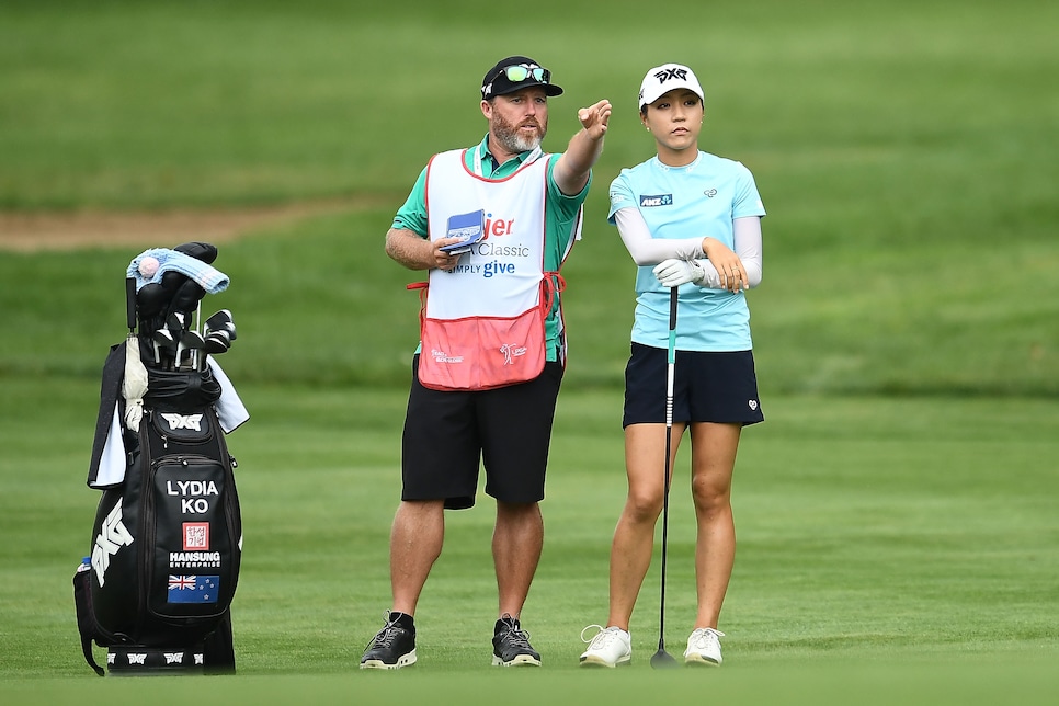 lydia ko caddie line up Meijer LPGA Classic - Round Three