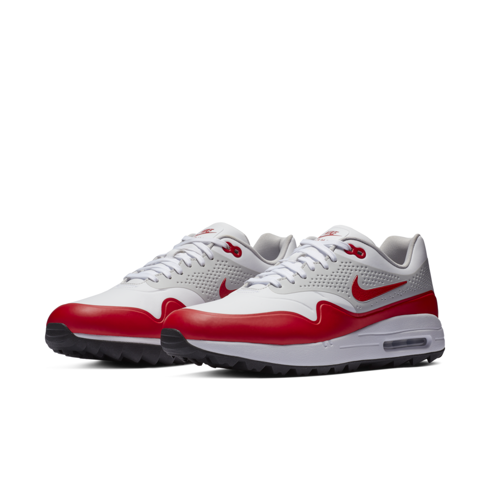 Nike Air Max 1 Golf shoes, including 