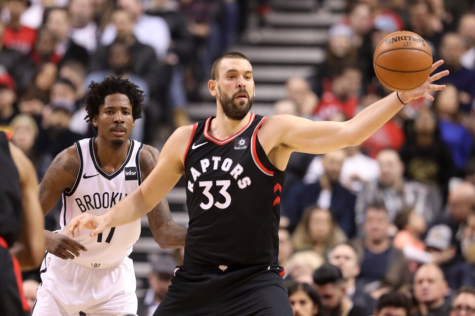 Toronto Raptors played the Brooklyn Nets