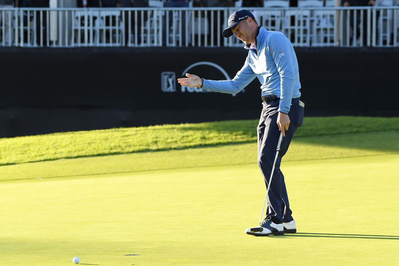 Justin Thomas picks a bad time for his putter to go cold, costing him a