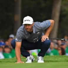 MEXICO CITY, MEXICO - FEBRUARY 24: Dustin Johnson studeis his putt on the 18th hole during the final round of the World Golf Championships-Mexico Championship at Club de Golf Chapultepec on February 24, 2019 in Mexico City, Mexico. (Photo by Stan Badz/PGA TOUR)