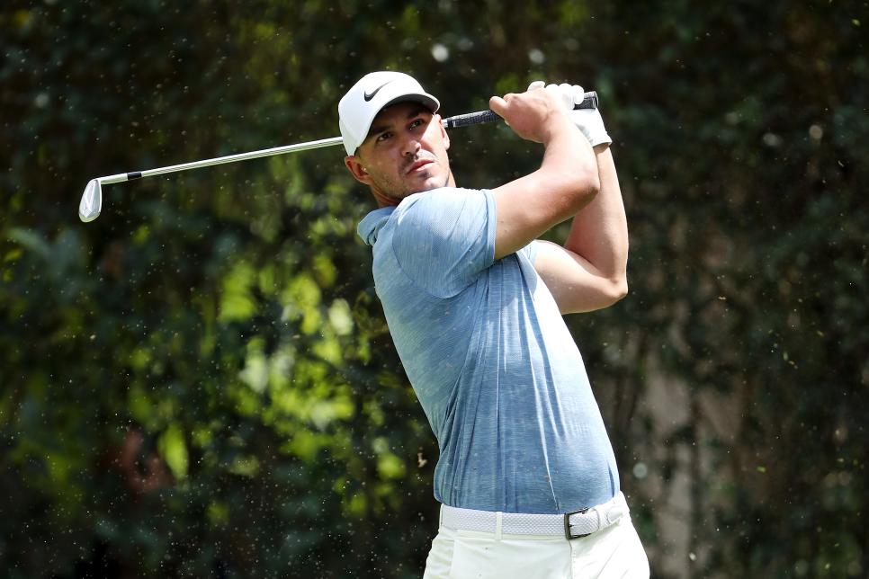 MEXICO CITY, MEXICO - FEBRUARY 22: Brooks Koepka of the United States plays his shot from the third tee during the second round of World Golf Championships-Mexico Championship at Club de Golf Chapultepec on February 22, 2019 in Mexico City, Mexico. (Photo by David Cannon/Getty Images)