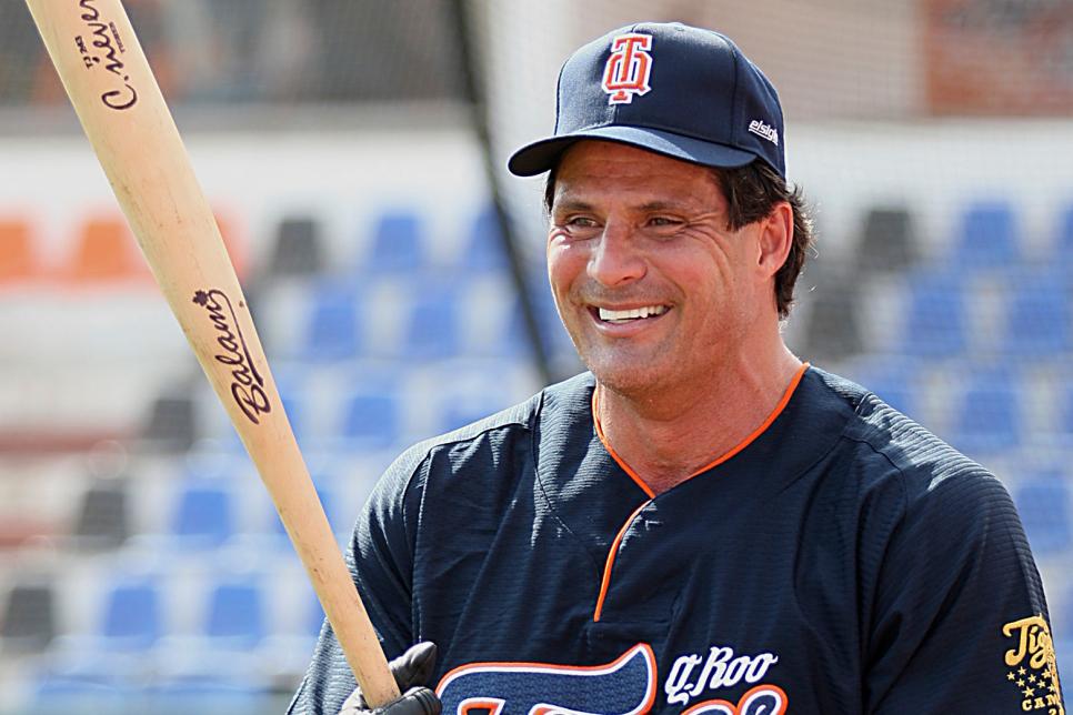 Training session of Tigres - Mexican Baseball League