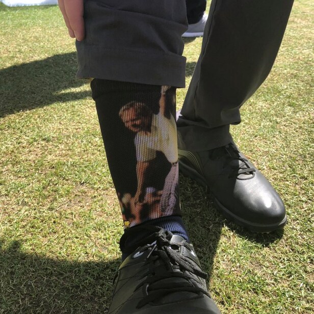 Tour pro wears Jack Nicklaus socks at Arnold Palmer's event, survives
