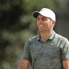 ORLANDO, FLORIDA - MARCH 10: Francesco Molinari of Italy smiles on the 17th hole during the final round of the Arnold Palmer Invitational Presented by Mastercard at the Bay Hill Club on March 10, 2019 in Orlando, Florida. (Photo by Richard Heathcote/Getty Images)