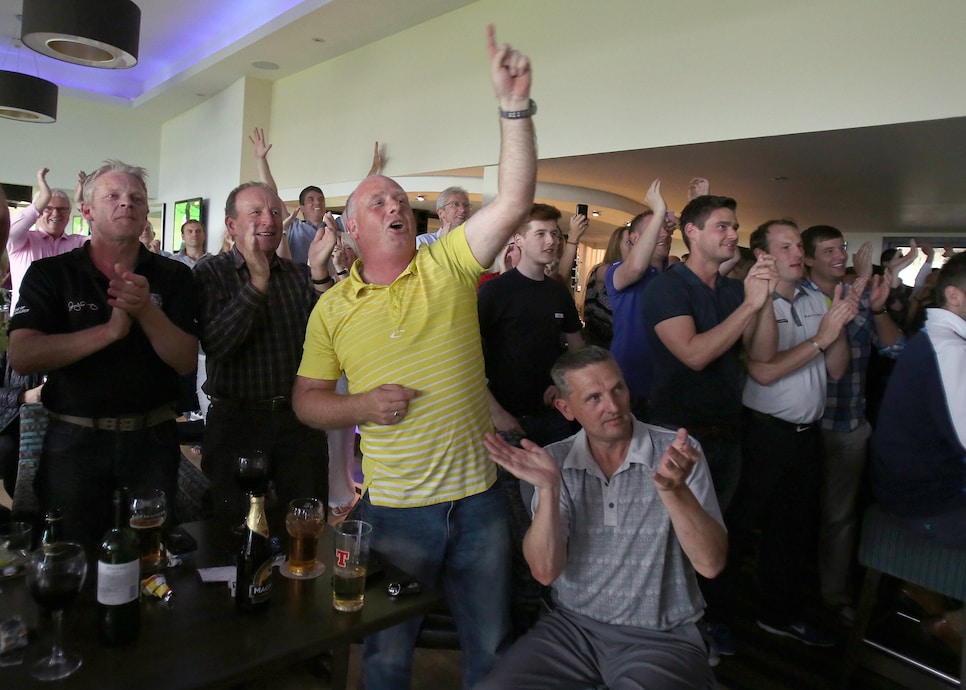 Golf - The Open Championship 2014 - Rory McIlroy Fans - Holywood Golf Course