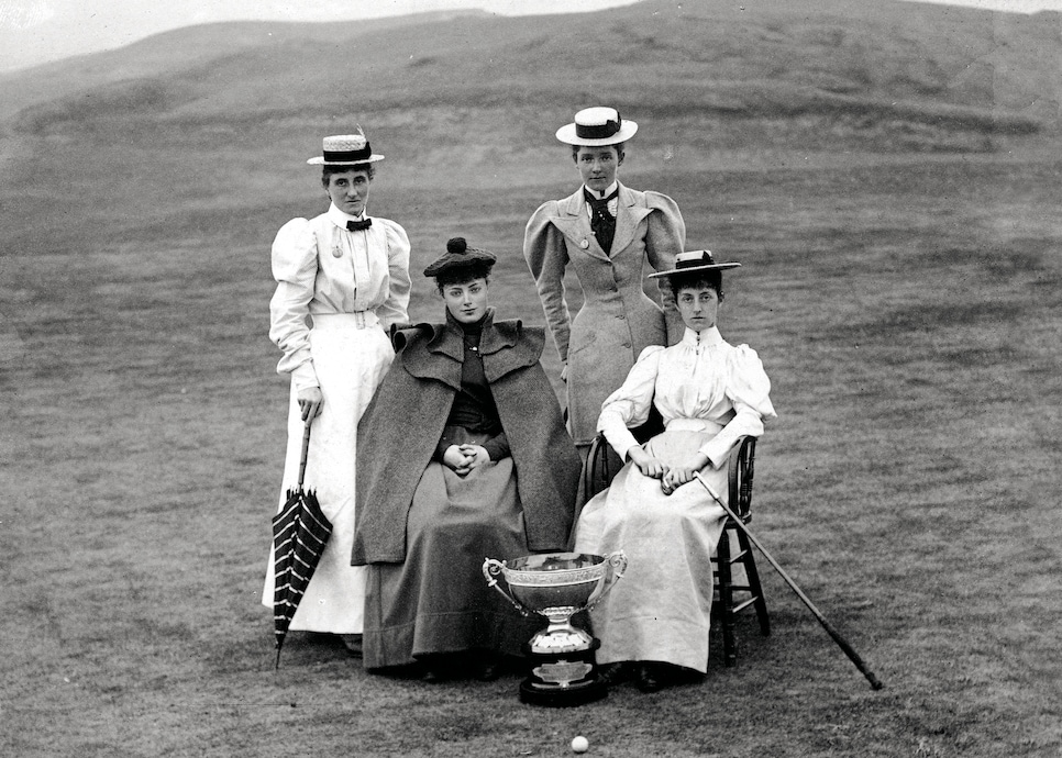 The medalists for the Ladies Golf Championship.