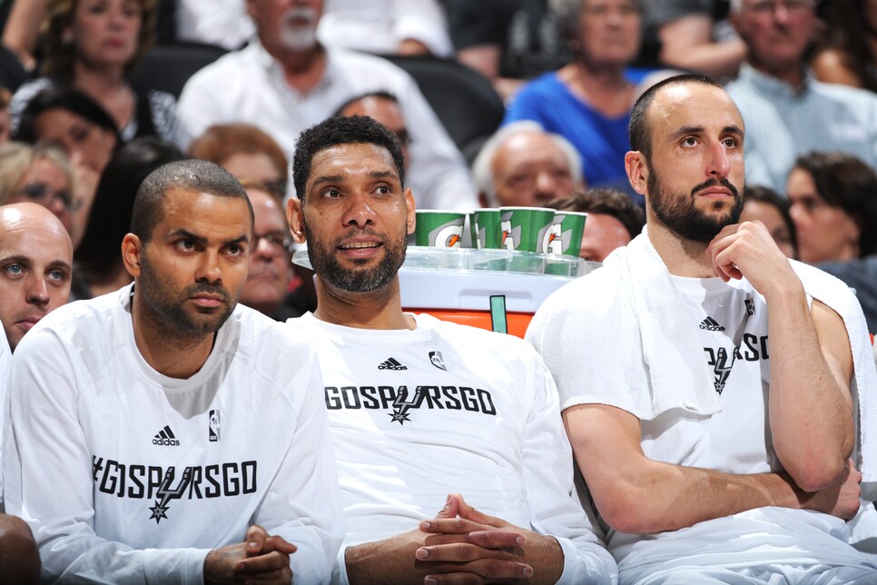 Tim Duncan retelling the story about Pop telling him they drafted ...