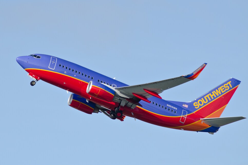 Southwest Airlines passenger jet