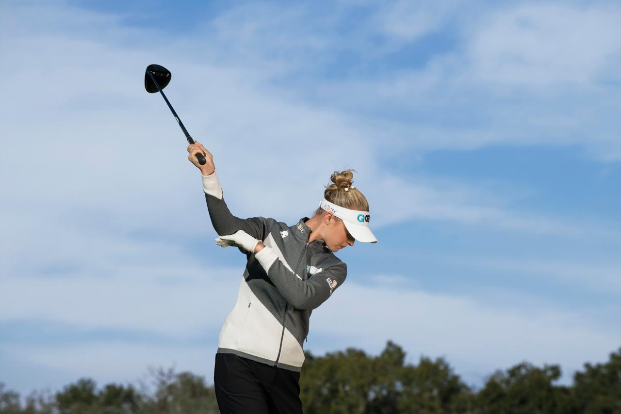 Nelly korda slow motion swing