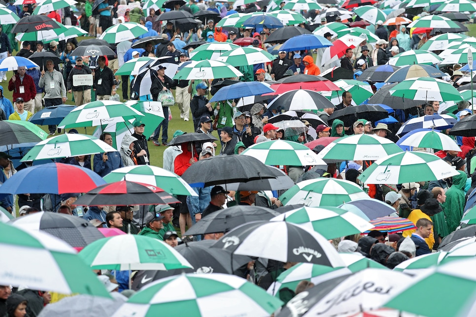 Masters 2019 Wet weather changes Masters prep in ways you might not