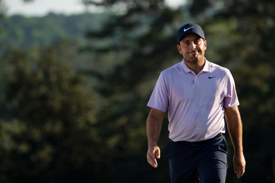 Francesco Molinari during the third round of the 2019 Masters Tournament held in Augusta, GA at Augusta National Golf Club on Saturday, April 13, 2019.