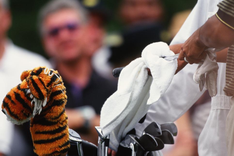 Tiger Woods' Headcover During The 1997 Masters Tournament