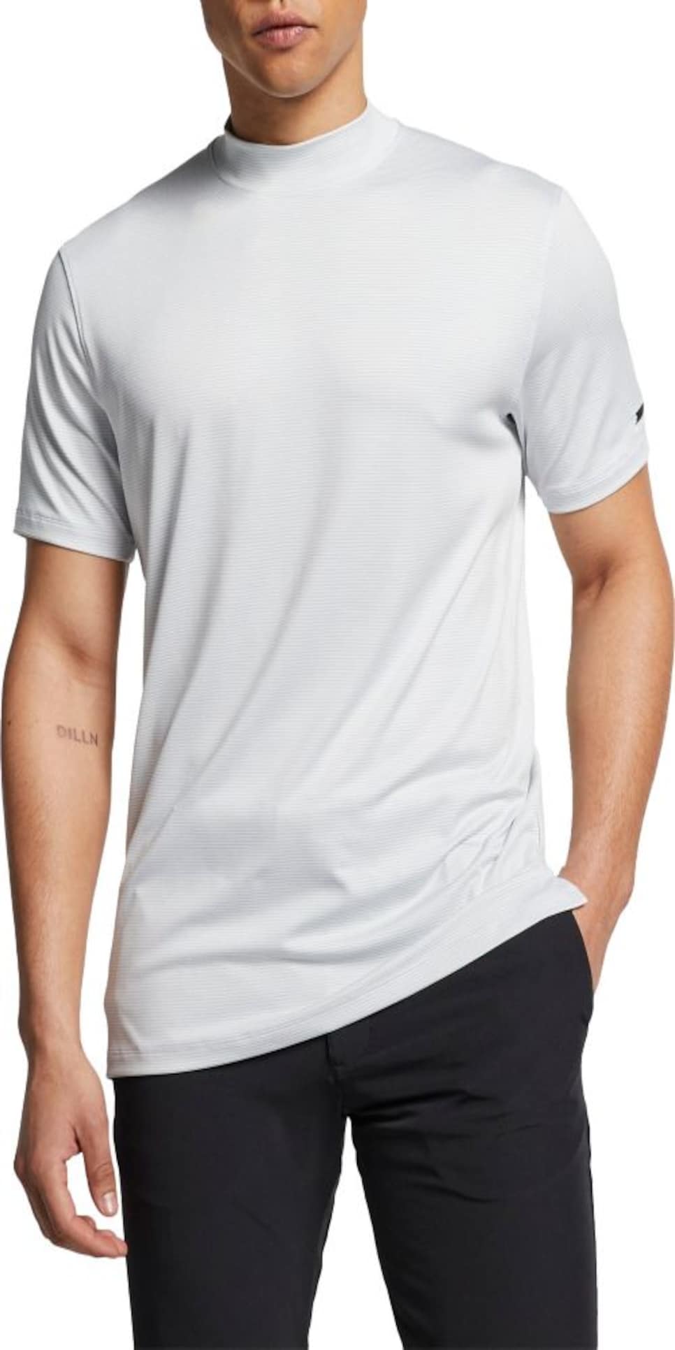 nike golf shirts mock neck