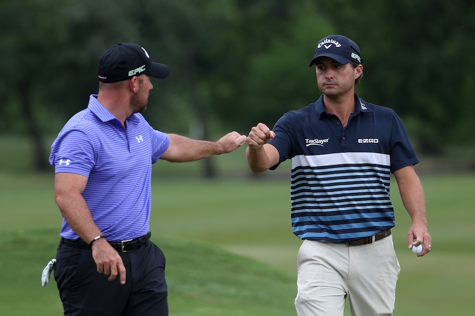 during the final round of the Zurich Classic at TPC Louisiana on April 30, 2017 in Avondale, Louisiana.