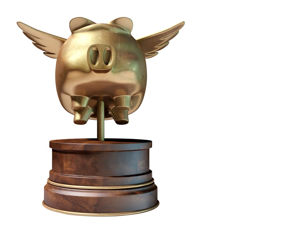 Flying Pig Trophy Award