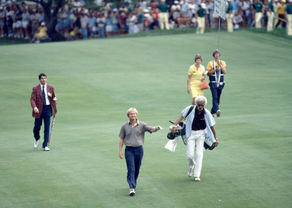 Jack Nicklaus During The US PGA Championship