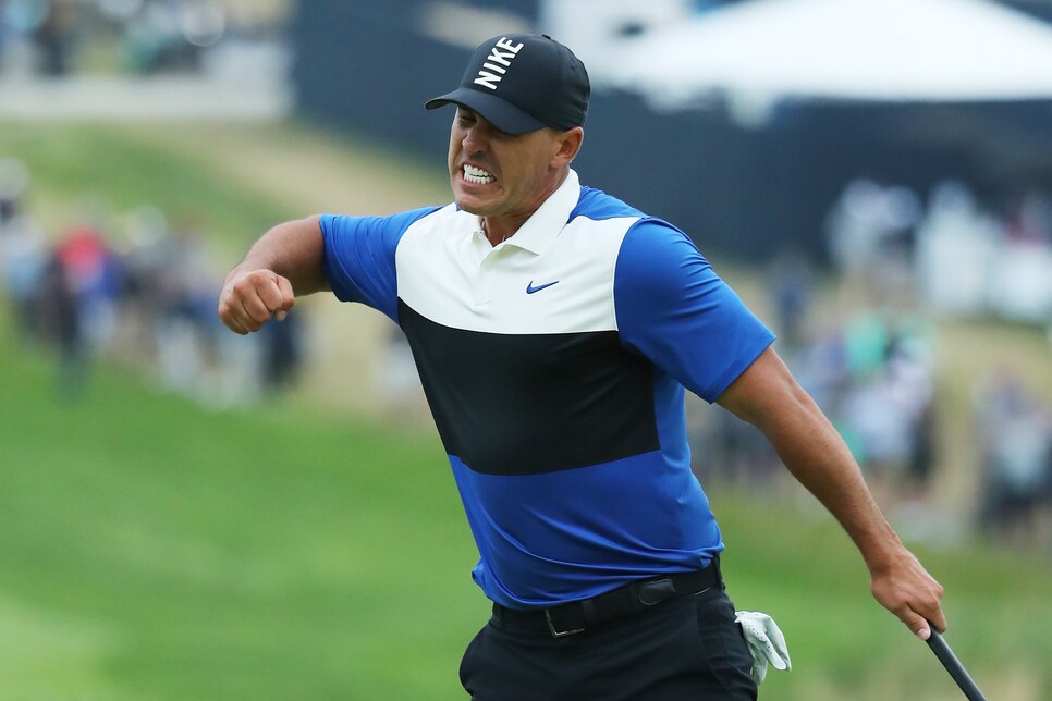 Brooks Koepka takes one-stroke lead into final round of PGA