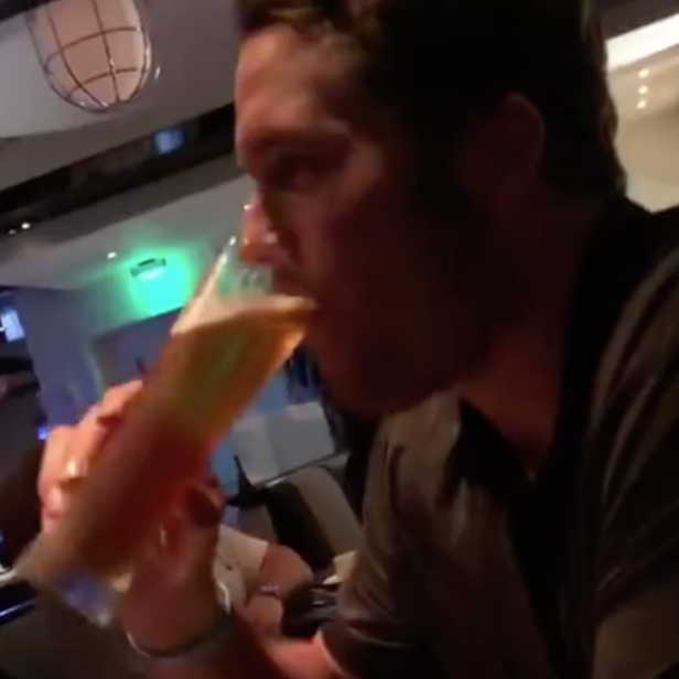 WXYZ: Matthew Stafford is WAY better at chugging beer than Aaron