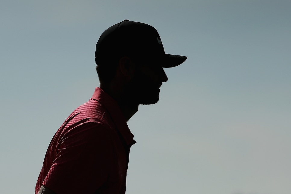 during round three of the Dell Technologies Championship at TPC Boston on September 2, 2018 in Norton, Massachusetts.