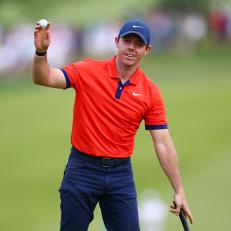 HAMILTON, ONTARIO - JUNE 09:  Rory McIlroy of Northern Ireland celebrates on the 18th green after making a putt to win the RBC Canadian Open at Hamilton Golf and Country Club on June 09, 2019 in Hamilton, Canada. (Photo by Vaughn Ridley/Getty Images)