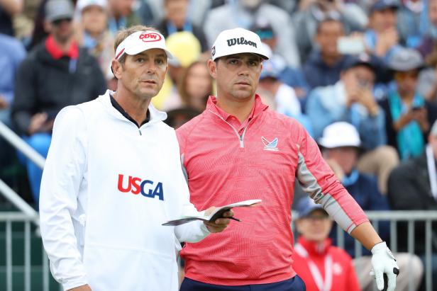 Caddie Brennan Little celebrates his second major win, only this time ...