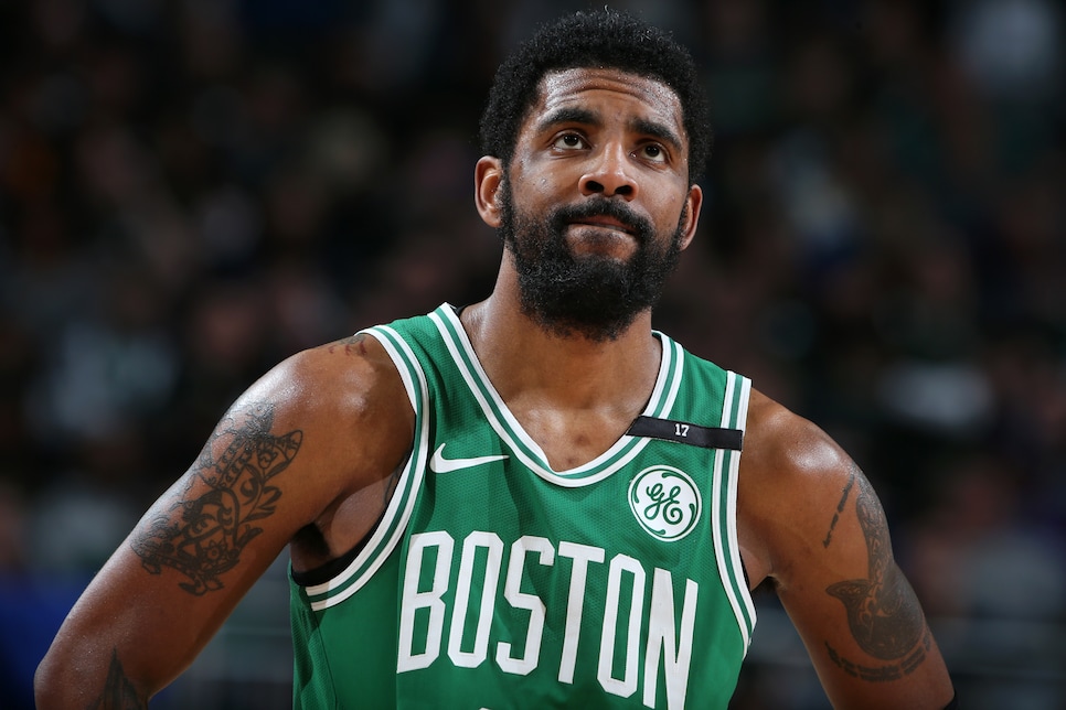 Celtics on NBC Sports Boston on X: Kyrie on hugging his former Celtics  teammates: Big surprise, huh? To a lot of people All that s*** talking  about me and all the relationships