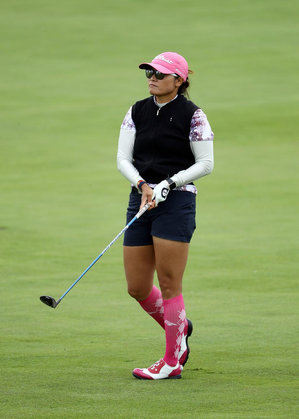 CHASKA, MINNESOTA - JUNE 22:  Jimin Kang hits her second shot on the 1st hole during the third round of the KPMG Women\'s PGA Championship at Hazeltine National Golf Course on June 22, 2019 in Chaska, Minnesota. (Photo by Jamie Squire/Getty Images)