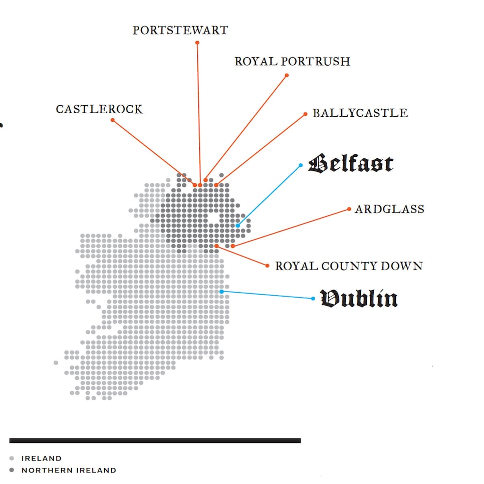 British Open 2019 The mustplay golf courses of Northern Ireland