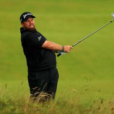 PORTRUSH, NORTHERN IRELAND - JULY 21: Shane Lowry of Ireland plays a shot on the eighth hole during the final round of the 148th Open Championship held on the Dunluce Links at Royal Portrush Golf Club on July 21, 2019 in Portrush, United Kingdom. (Photo by Mike Ehrmann/Getty Images)