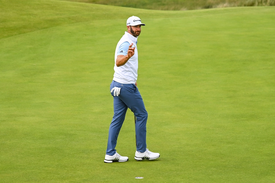 Dustin Johnson changes putting grip...in mid round and ...