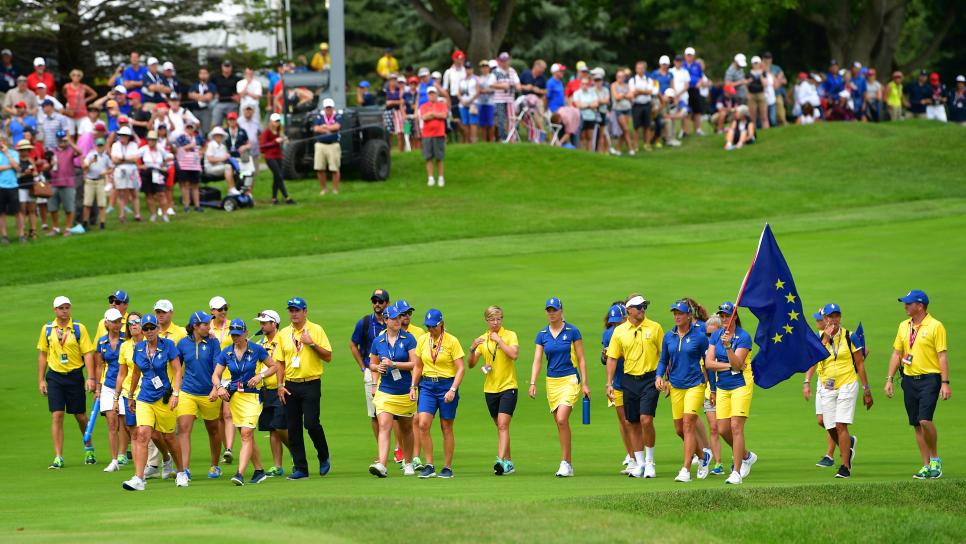 team europe The Solheim Cup - Day Three