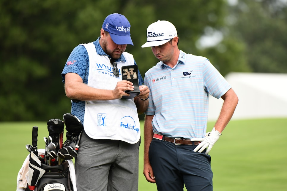 PGA Tour caddie has the perfect reaction to finding out his player is ...